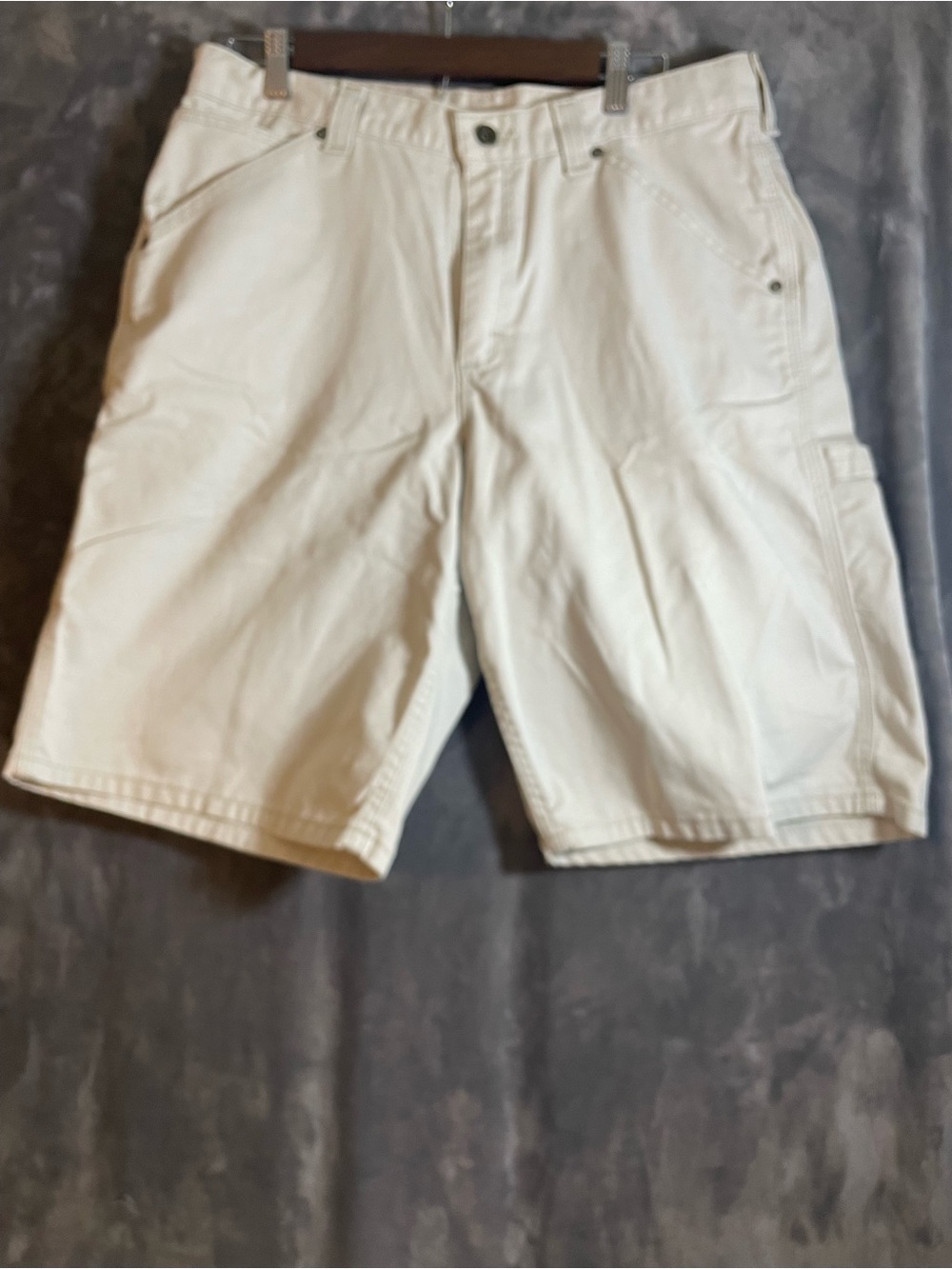 Lee Men's Light Beige Cargo Shorts